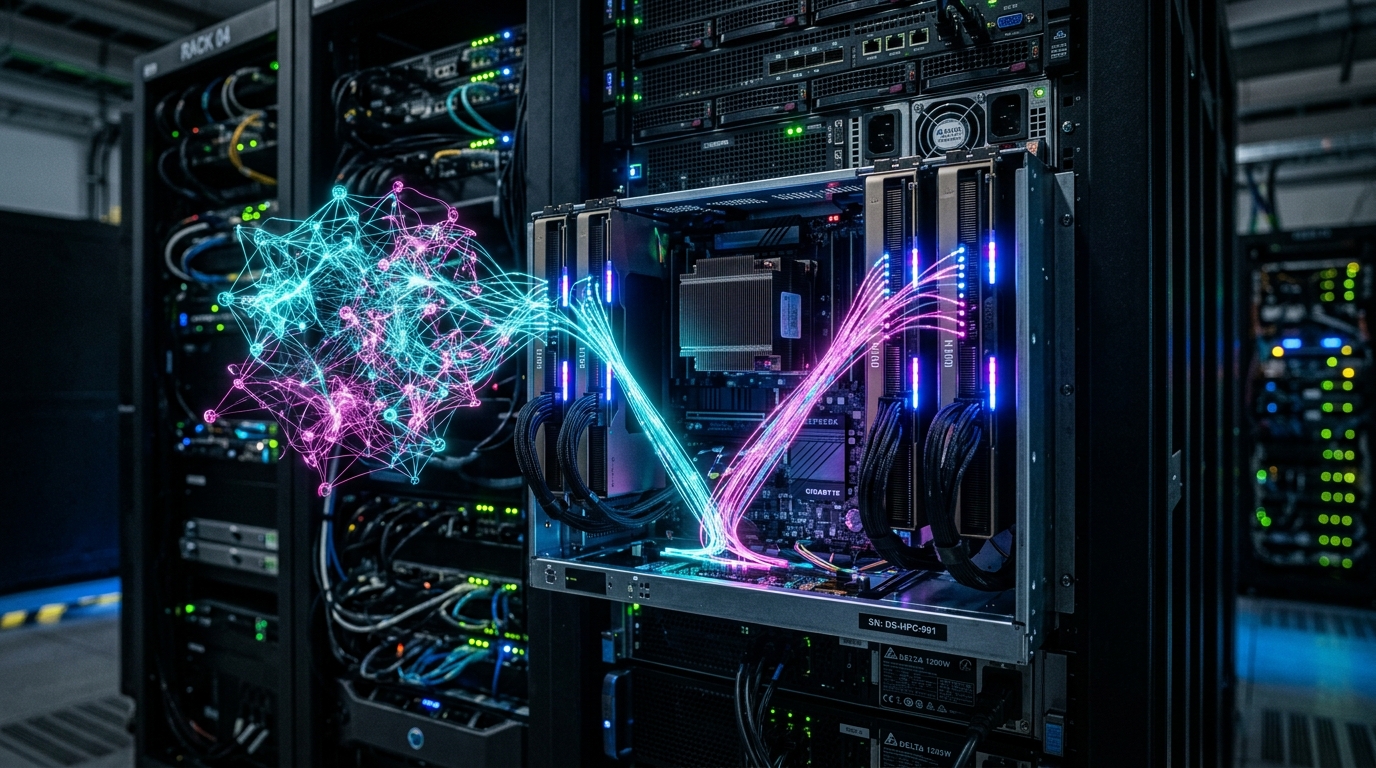 Datacenter Multi-GPU Node Hardware Setup for Local DeepSeek-V3 and DeepSeek-R1 AI Reasoning