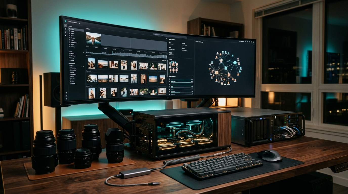 Immich self-hosted photo cloud on Proxmox 9 homelab workstation