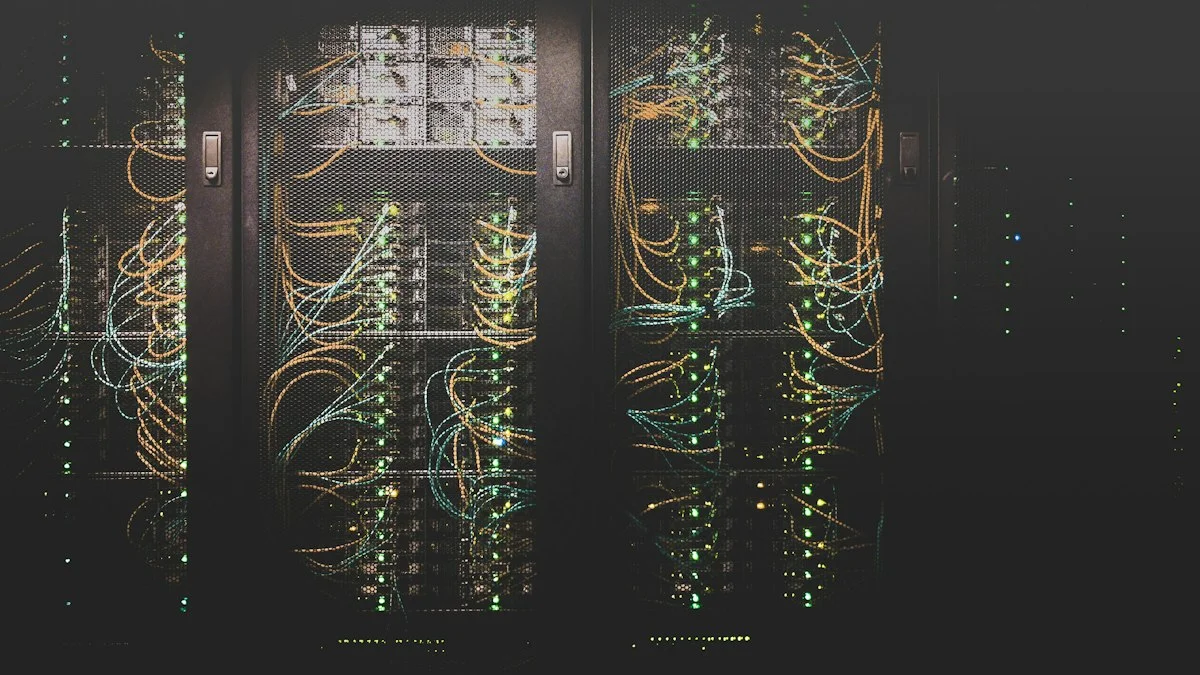 Enterprise Data Center Server Rack Running TrueNAS SCALE and Proxmox VE Hypervisors